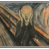 Ultra Pro Fine Art The Scream Standard Gaming Playmat Mousepad By Edvard Munch -Card Game Accessories Shop 15165 Mat The Scream