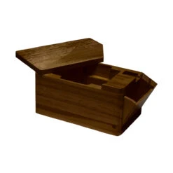 Ultra Pro Fine Art Hako Wooden Deck Box By Hokusai -Card Game Accessories Shop 15291 Dark Open 3