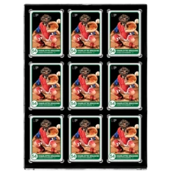 Ultra Pro 35PT 9-Card Black Border UV ONE-TOUCH Magnetic Holder 14 Ultra Pro 35PT 9-Card Black Border UV ONE-TOUCH Magnetic Holder -Card Game Accessories Shop 15299 9Card OT BlackBorder V