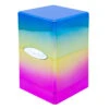 Ultra Pro Rainbow Satin Tower Deck Box -Card Game Accessories Shop 15337 SatinTower Rainbow Angle