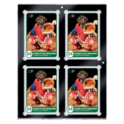 Ultra Pro 130PT 4-Card Black Border UV ONE-TOUCH Magnetic Holder