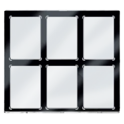 Ultra Pro 35PT 6-Card Black Border UV ONE-TOUCH Magnetic Holder -Card Game Accessories Shop 15403 UV OneTouch BlackBorder 6Card 35pt Verta