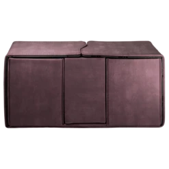 Ultra Pro Suede Collection: Alcove Vault Deck Box -Card Game Accessories Shop 15483 Alcove Vault Suede Amethyst Front