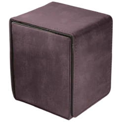 Ultra Pro Suede Collection: Alcove Flip Deck Box -Card Game Accessories Shop 15485 Alcove Flip Suede Amethyst Angle R