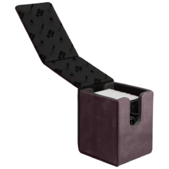 Ultra Pro Suede Collection: Alcove Flip Deck Box -Card Game Accessories Shop 15485 Alcove Flip Suede Amethyst Open wC