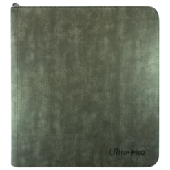 Ultra Pro Suede Collection: Deck Builder's Playset PRO-Binder -Card Game Accessories Shop 15489 12Pkt ZipAlbum Suede Emerald Front
