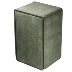 Ultra Pro Suede Collection: Alcove Tower Flip Deck Box -Card Game Accessories Shop 15491 Alcove Tower Suede Emerald Angle L