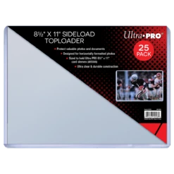 Ultra Pro 8-1/2" X 11" Side Load Toploaders (25ct)