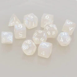 Ultra Pro Eclipse Acrylic RPG Dice Set (11ct) 29 Ultra Pro Eclipse Acrylic RPG Dice Set (11ct) -Card Game Accessories Shop 15560 Eclipse 11 Die ArticWhite spread