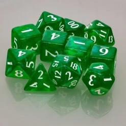 Ultra Pro Eclipse Acrylic RPG Dice Set (11ct) 24 Ultra Pro Eclipse Acrylic RPG Dice Set (11ct) -Card Game Accessories Shop 15565 Eclipse 11 Dice ForestGreen spread