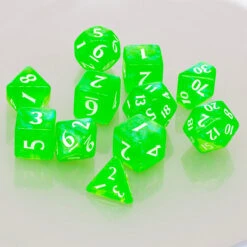 Ultra Pro Eclipse Acrylic RPG Dice Set (11ct) 23 Ultra Pro Eclipse Acrylic RPG Dice Set (11ct) -Card Game Accessories Shop 15566 Eclipse 11 Dice LimeGreen spread