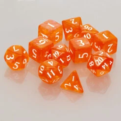 Ultra Pro Eclipse Acrylic RPG Dice Set (11ct) 21 Ultra Pro Eclipse Acrylic RPG Dice Set (11ct) -Card Game Accessories Shop 15567 Eclipse 11 Dice PumpkinOrange spread