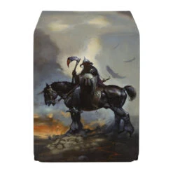 Ultra Pro Death Dealer Alcove Flip Deck Box By Frank Frazetta -Card Game Accessories Shop 15675 AlcoveFlip Frazetta DarkKnight Front