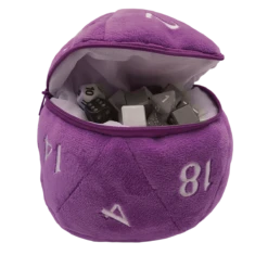 Ultra Pro D20 Plush Dice Bag 16 Ultra Pro D20 Plush Dice Bag -Card Game Accessories Shop 15679 Dice D20 Plush Pouch PurpleOpenDice