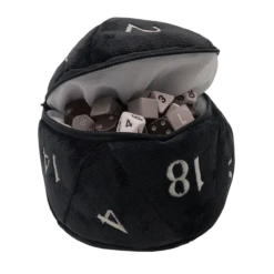 Ultra Pro D20 Plush Dice Bag 19 Ultra Pro D20 Plush Dice Bag -Card Game Accessories Shop 15680 Dice D20 Plush Pouch Black Open Dice