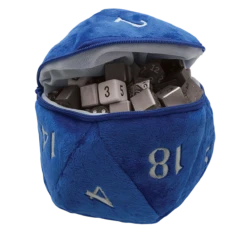 Ultra Pro D20 Plush Dice Bag 15 Ultra Pro D20 Plush Dice Bag -Card Game Accessories Shop 15681 Dice D20 Plush Pouch Blue Open Dice