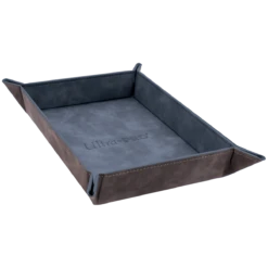 Ultra Pro Suede Collection: Foldable Dice Rolling Tray -Card Game Accessories Shop 15719 FoldDiceTray Sapphire Angle