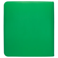 Ultra Pro Vivid 12-Pocket Zippered PRO-Binder 34 Ultra Pro Vivid 12-Pocket Zippered PRO-Binder -Card Game Accessories Shop 15741 12Pkt ZipBinder Vivid Green Back