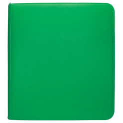 Ultra Pro Vivid 12-Pocket Zippered PRO-Binder 31 Ultra Pro Vivid 12-Pocket Zippered PRO-Binder -Card Game Accessories Shop 15741 12Pkt ZipBinder Vivid Green Front
