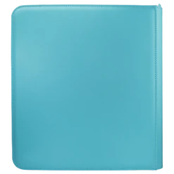 Ultra Pro Vivid 12-Pocket Zippered PRO-Binder 35 Ultra Pro Vivid 12-Pocket Zippered PRO-Binder -Card Game Accessories Shop 15744 12Pkt ZipBinder Vivid LtBlue Back