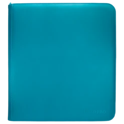 Ultra Pro Vivid 12-Pocket Zippered PRO-Binder 39 Ultra Pro Vivid 12-Pocket Zippered PRO-Binder -Card Game Accessories Shop 15746 12Pkt ZipBinder Vivid Teal Front