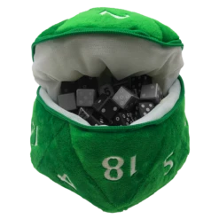 Ultra Pro D20 Plush Dice Bag 14 Ultra Pro D20 Plush Dice Bag -Card Game Accessories Shop 15758 D20 Plush Dice Bag Green OpenDice