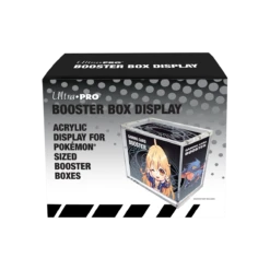 Ultra Pro Acrylic Booster Box Display For Pokémon -Card Game Accessories Shop 15767 BoosterBoxDisplay Front Pkg