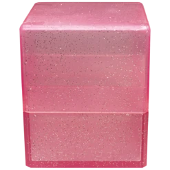 Ultra Pro Glitter Satin Cube -Card Game Accessories Shop 15887 SatinCube Pink Side