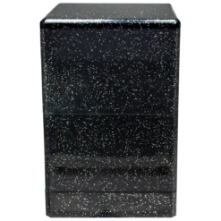Ultra Pro Glitter Satin Tower Deck Box -Card Game Accessories Shop 15889 SatinTower Black Side
