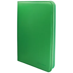 Ultra Pro Vivid 9-Pocket Zippered PRO-Binder 32 Ultra Pro Vivid 9-Pocket Zippered PRO-Binder -Card Game Accessories Shop 15901 9Pkt ZipBinder Vivid Green Angle
