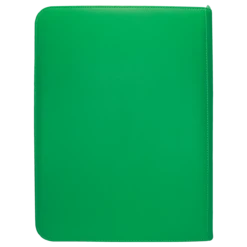 Ultra Pro Vivid 9-Pocket Zippered PRO-Binder 33 Ultra Pro Vivid 9-Pocket Zippered PRO-Binder -Card Game Accessories Shop 15901 9Pkt ZipBinder Vivid Green Back