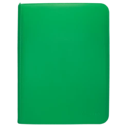 Ultra Pro Vivid 9-Pocket Zippered PRO-Binder 30 Ultra Pro Vivid 9-Pocket Zippered PRO-Binder -Card Game Accessories Shop 15901 9Pkt ZipBinder Vivid Green Front