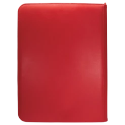 Ultra Pro Vivid 9-Pocket Zippered PRO-Binder 25 Ultra Pro Vivid 9-Pocket Zippered PRO-Binder -Card Game Accessories Shop 15903 9Pkt ZipBinder Vivid Red Back