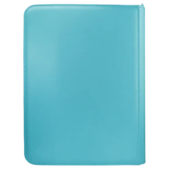 Ultra Pro Vivid 9-Pocket Zippered PRO-Binder 37 Ultra Pro Vivid 9-Pocket Zippered PRO-Binder -Card Game Accessories Shop 15904 9Pkt ZipBinder Vivid LtBlue Back