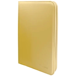 Ultra Pro Vivid 9-Pocket Zippered PRO-Binder 28 Ultra Pro Vivid 9-Pocket Zippered PRO-Binder -Card Game Accessories Shop 15905 9Pkt ZipBinder Vivid Yellow Angle
