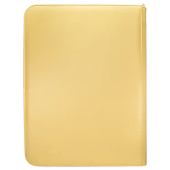 Ultra Pro Vivid 9-Pocket Zippered PRO-Binder 29 Ultra Pro Vivid 9-Pocket Zippered PRO-Binder -Card Game Accessories Shop 15905 9Pkt ZipBinder Vivid Yellow Back