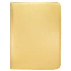 Ultra Pro Vivid 9-Pocket Zippered PRO-Binder 26 Ultra Pro Vivid 9-Pocket Zippered PRO-Binder -Card Game Accessories Shop 15905 9Pkt ZipBinder Vivid Yellow Front