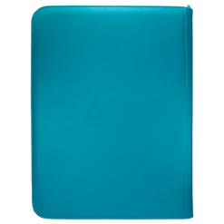 Ultra Pro Vivid 9-Pocket Zippered PRO-Binder 41 Ultra Pro Vivid 9-Pocket Zippered PRO-Binder -Card Game Accessories Shop 15906 9Pkt ZipBinder Vivid Teal Back