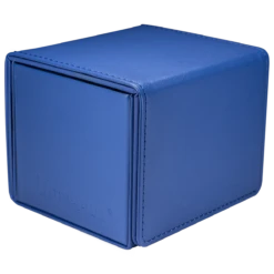 Ultra Pro Vivid Alcove Edge Deck Box -Card Game Accessories Shop 15913 DB Edge Vivid Angle R Blue