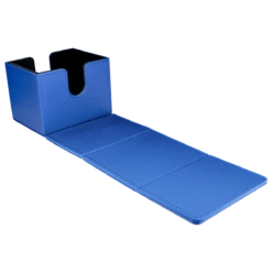 Ultra Pro Vivid Alcove Edge Deck Box -Card Game Accessories Shop 15913 DB Flip Vivid Open Blue