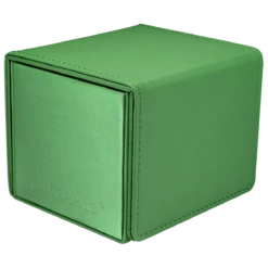 Ultra Pro Vivid Alcove Edge Deck Box -Card Game Accessories Shop 15914 DB Edge Vivid Angle R Green