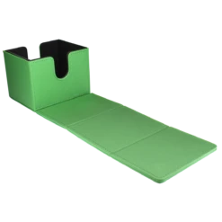 Ultra Pro Vivid Alcove Edge Deck Box -Card Game Accessories Shop 15914 DB Flip Vivid Open Green