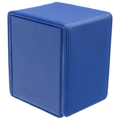 Ultra Pro Vivid Alcove Flip Deck Box -Card Game Accessories Shop 15921 DB Flip Vivid Angle R Blue