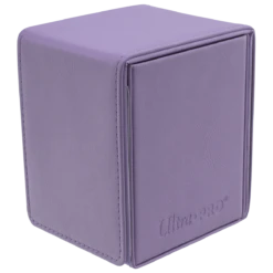 Ultra Pro Vivid Alcove Flip Deck Box -Card Game Accessories Shop 15923 DB Flip Vivid Angle L Purple