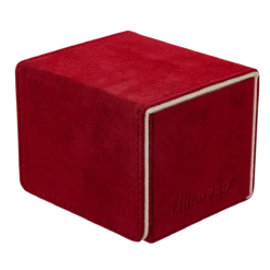 Ultra Pro Vivid Deluxe Alcove Edge Deck Box 21 Ultra Pro Vivid Deluxe Alcove Edge Deck Box -Card Game Accessories Shop 15930 DB Vivid Deluxe Edge Red side1