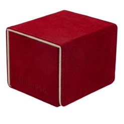 Ultra Pro Vivid Deluxe Alcove Edge Deck Box 20 Ultra Pro Vivid Deluxe Alcove Edge Deck Box -Card Game Accessories Shop 15930 DB Vivid Deluxe Edge Red side2