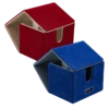 Ultra Pro Vivid Deluxe Alcove Edge Deck Box -Card Game Accessories Shop 15931 Red Blue