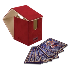 Ultra Pro Vivid Deluxe Alcove Flip Deck Box -Card Game Accessories Shop 15932 DB Vivid Deluxe Flip Red
