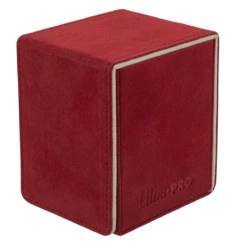 Ultra Pro Vivid Deluxe Alcove Flip Deck Box -Card Game Accessories Shop 15932 DB Vivid Deluxe Flip Red side2