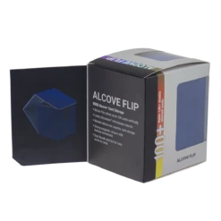 Ultra Pro Vivid Deluxe Alcove Flip Deck Box -Card Game Accessories Shop 15933 DB Vivid Deluxe Flip Blue back poly fold